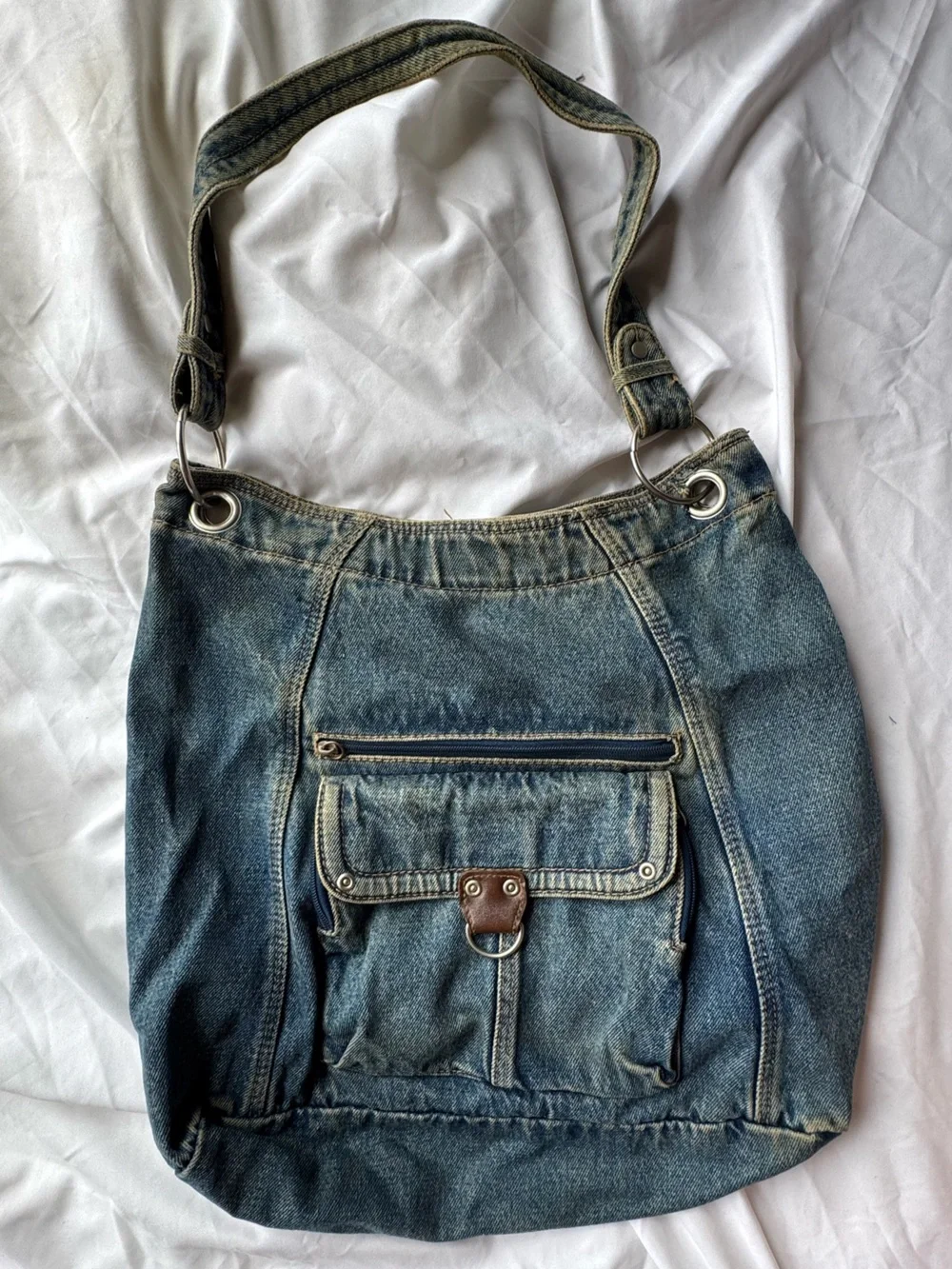 Y2K Jean Shoulder Purse